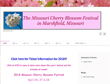 Tablet Screenshot of cherryblossomfest.com